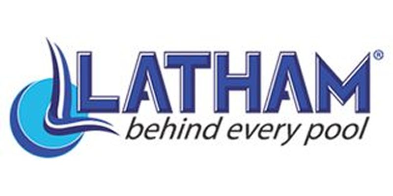 Latham logo with pool graphic